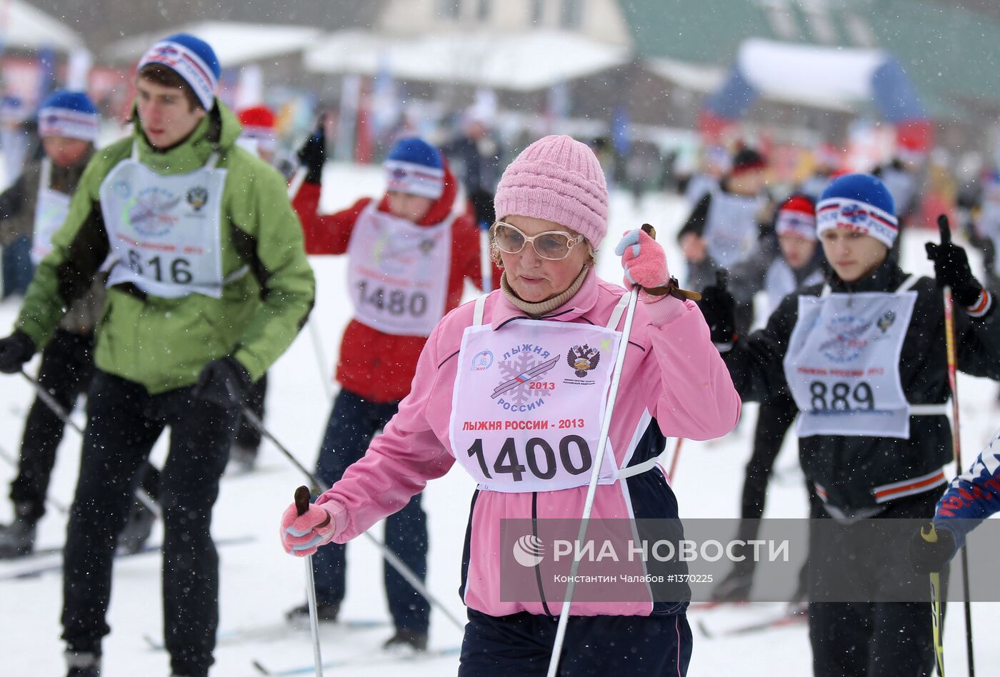 Всероссийская массовая гонка "Лыжня России – 2013"