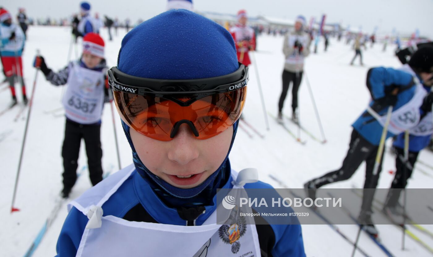 Всероссийская массовая гонка "Лыжня России – 2013"