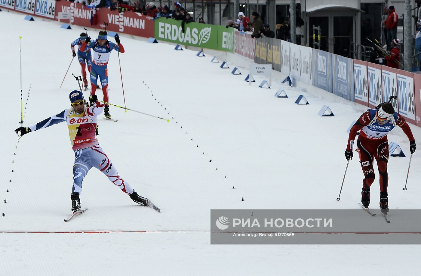 Биатлон. Чемпионат мира. Мужчины. Гонка преследования