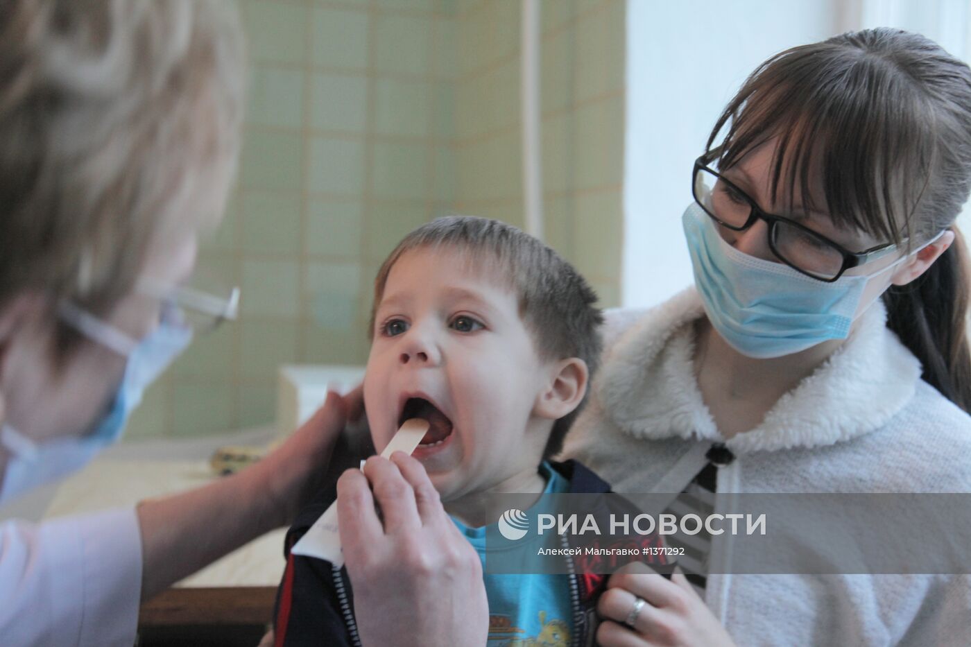 Работа детской поликлиники в Омске в период эпидемии гриппа