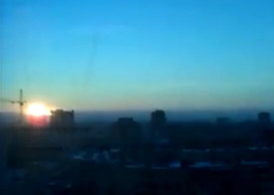 Падение метеорита на Урале