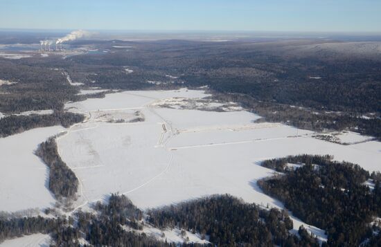 Поиск предположительных мест падения обломков метеорита на Урале