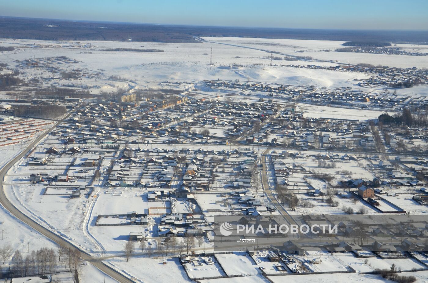 Поиск предположительных мест падения обломков метеорита на Урале