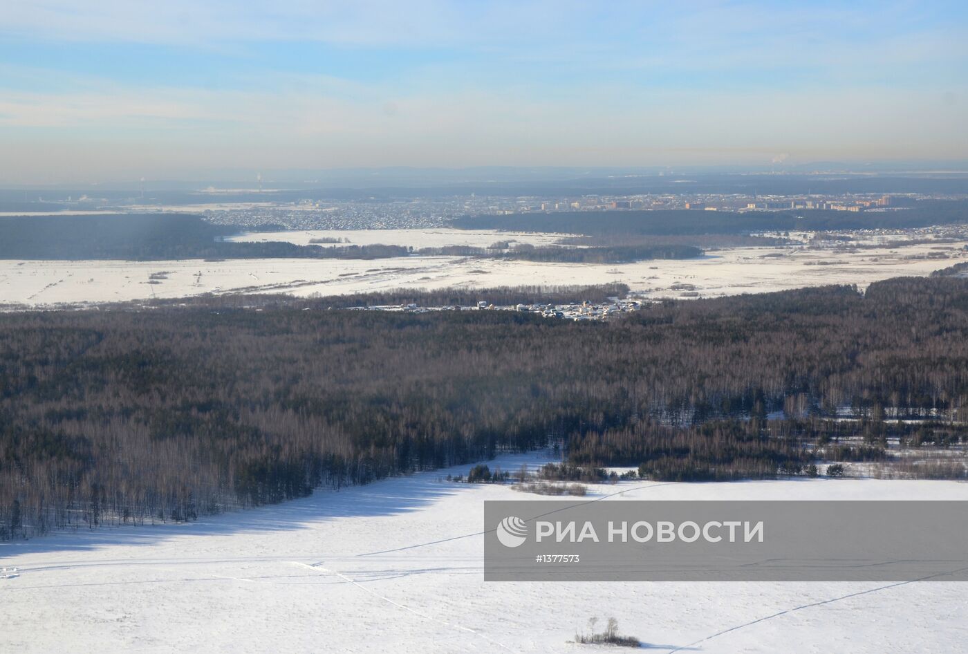 Поиск предположительных мест падения обломков метеорита на Урале