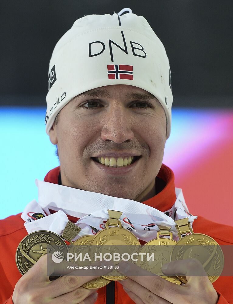 Биатлон. Чемпионат мира. Мужчины. Масс-старт