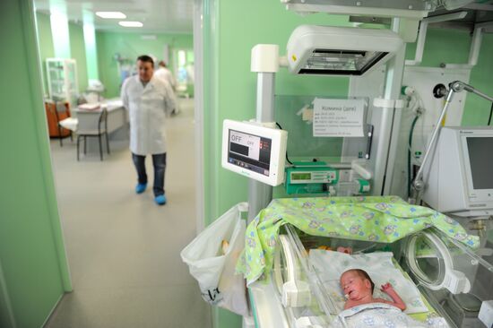 Работа неонатального отделения ГКБ № 1 в Челябинске