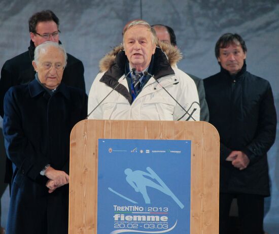 Церемония открытия чемпионата мира по лыжным видам спорта