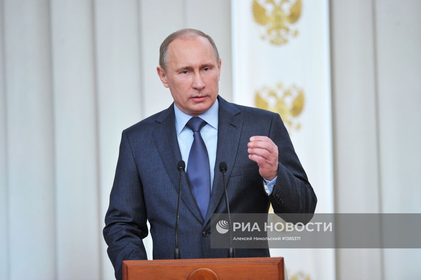 В.Путин на мероприятии в честь 90-летия Верховного суда