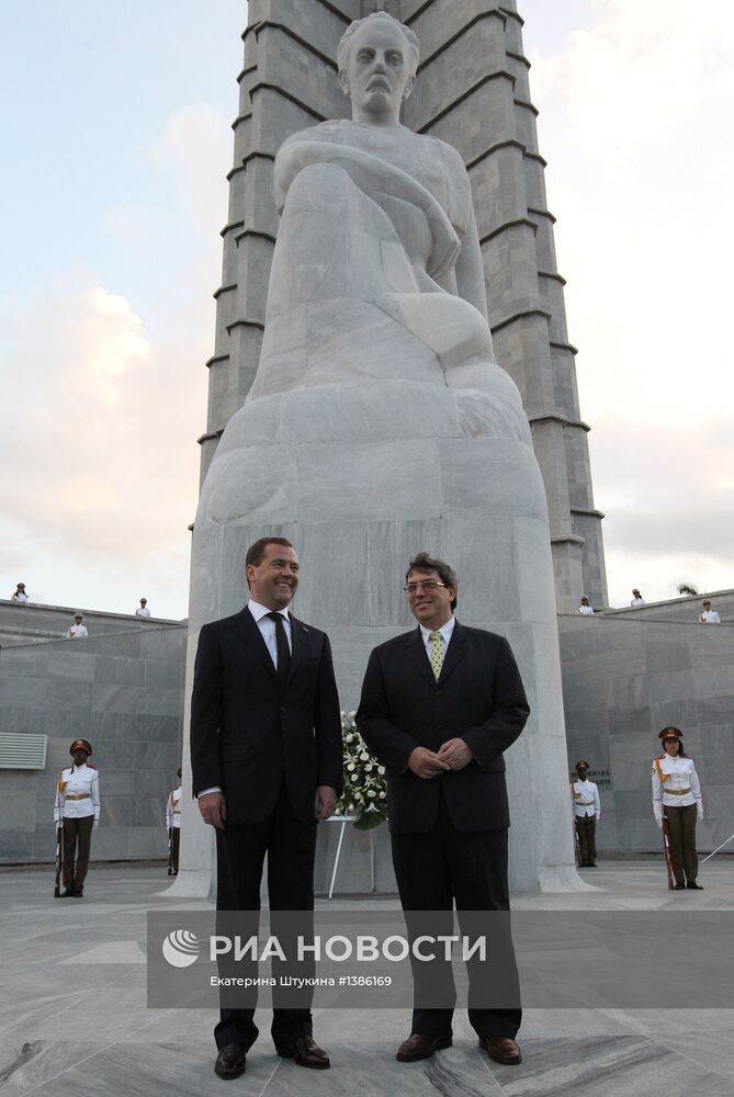 Рабочий визит Д.Медведева на Кубу