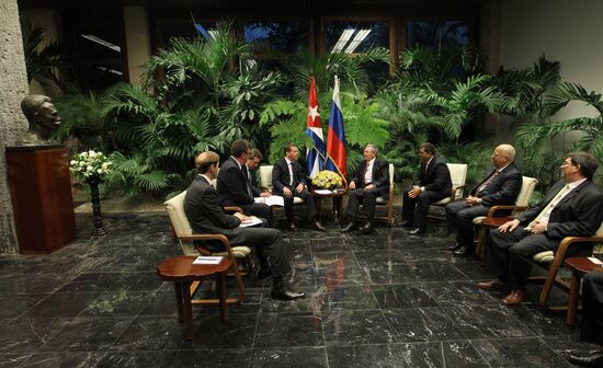 Рабочий визит Д.Медведева на Кубу