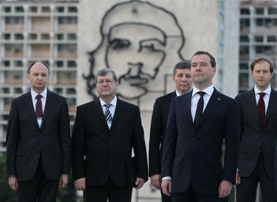 Рабочий визит Д.Медведева на Кубу