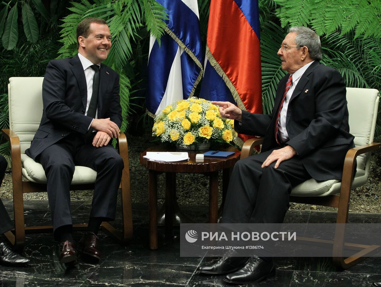 Рабочий визит Д.Медведева на Кубу