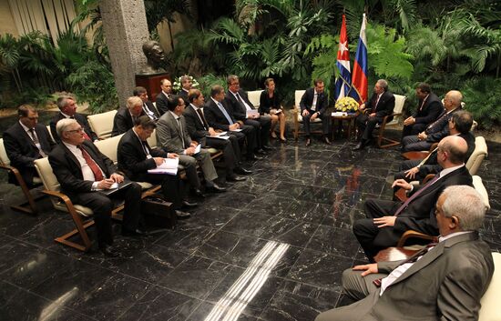 Рабочий визит Д.Медведева на Кубу