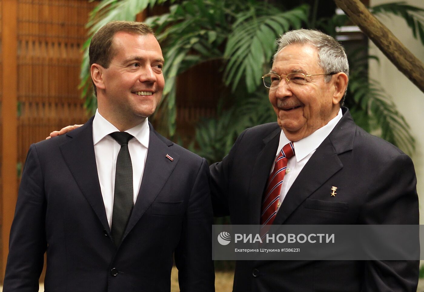 Рабочий визит Д.Медведева на Кубу