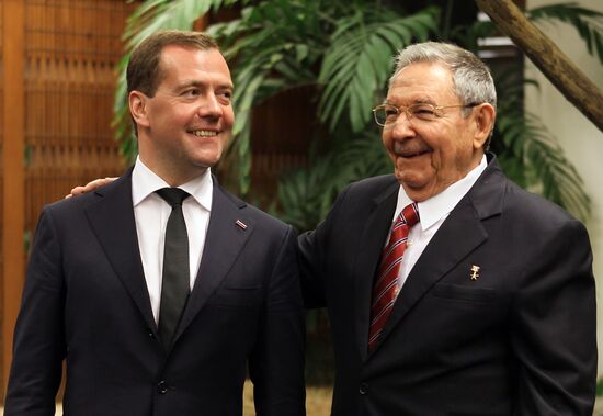 Рабочий визит Д.Медведева на Кубу