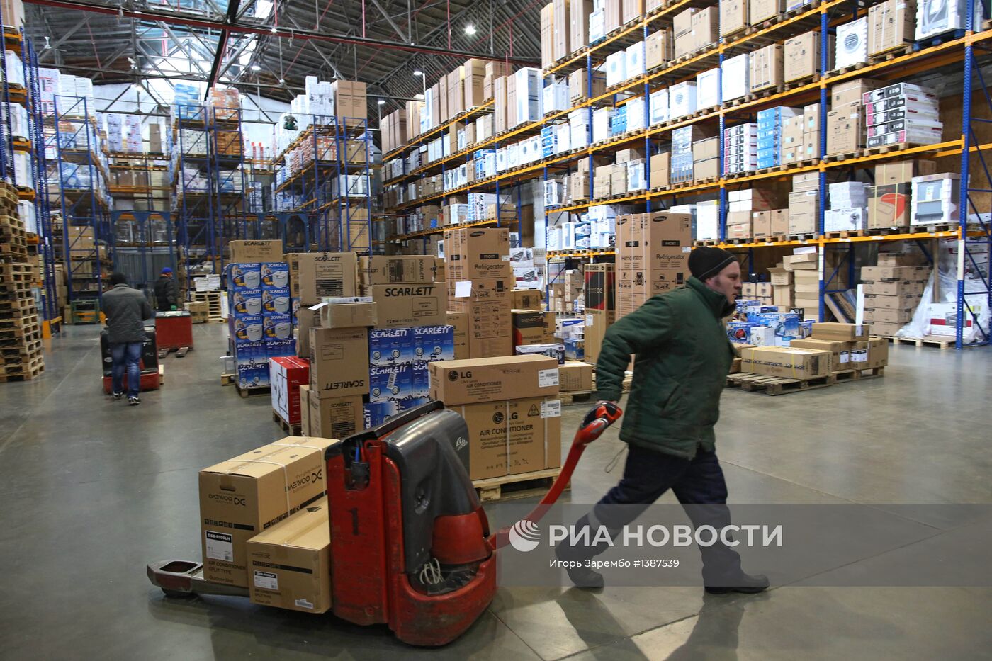 Работа оптовой базы группы компаний "Вестер" в Калининграде