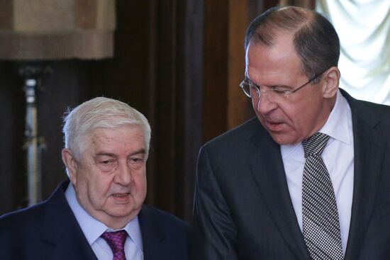 Встреча глав МИД России и Сирии