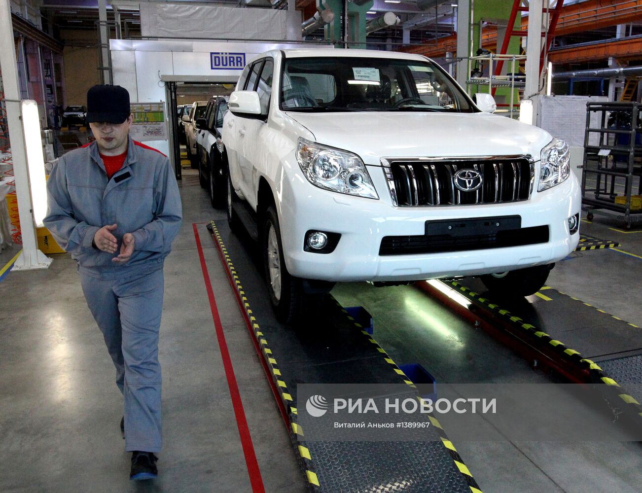 Производство Toyota Land Cruiser Prado на заводе 