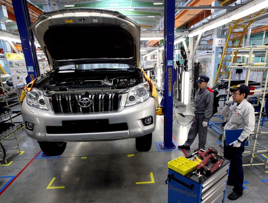Производство Toyota Land Cruiser Prado на заводе "Соллерс"