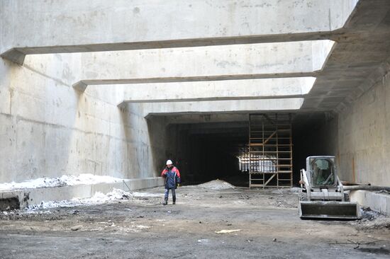 Строительство Алабяно-Балтийского тоннеля