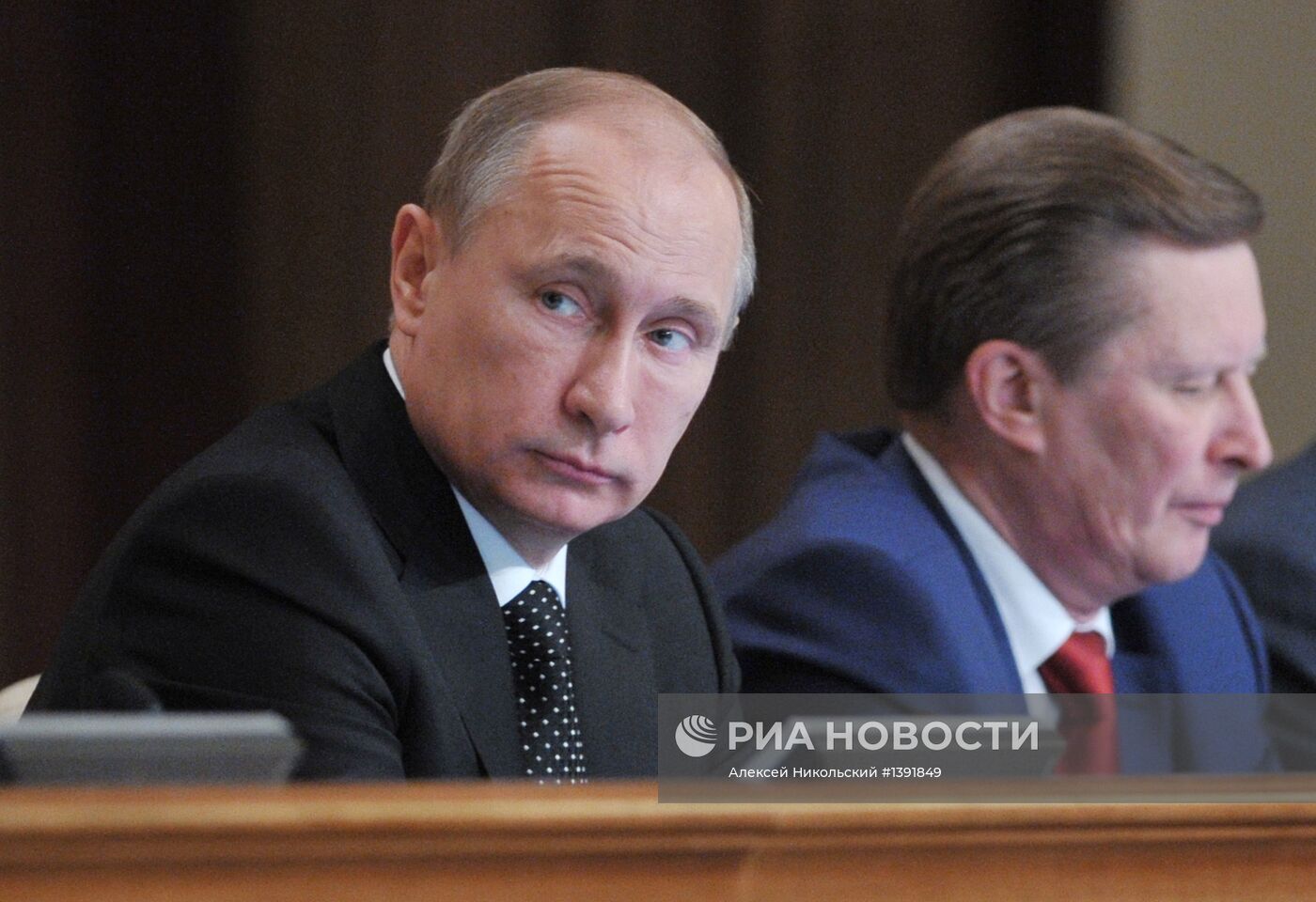В.Путин на заседании Коллегии министерства обороны РФ