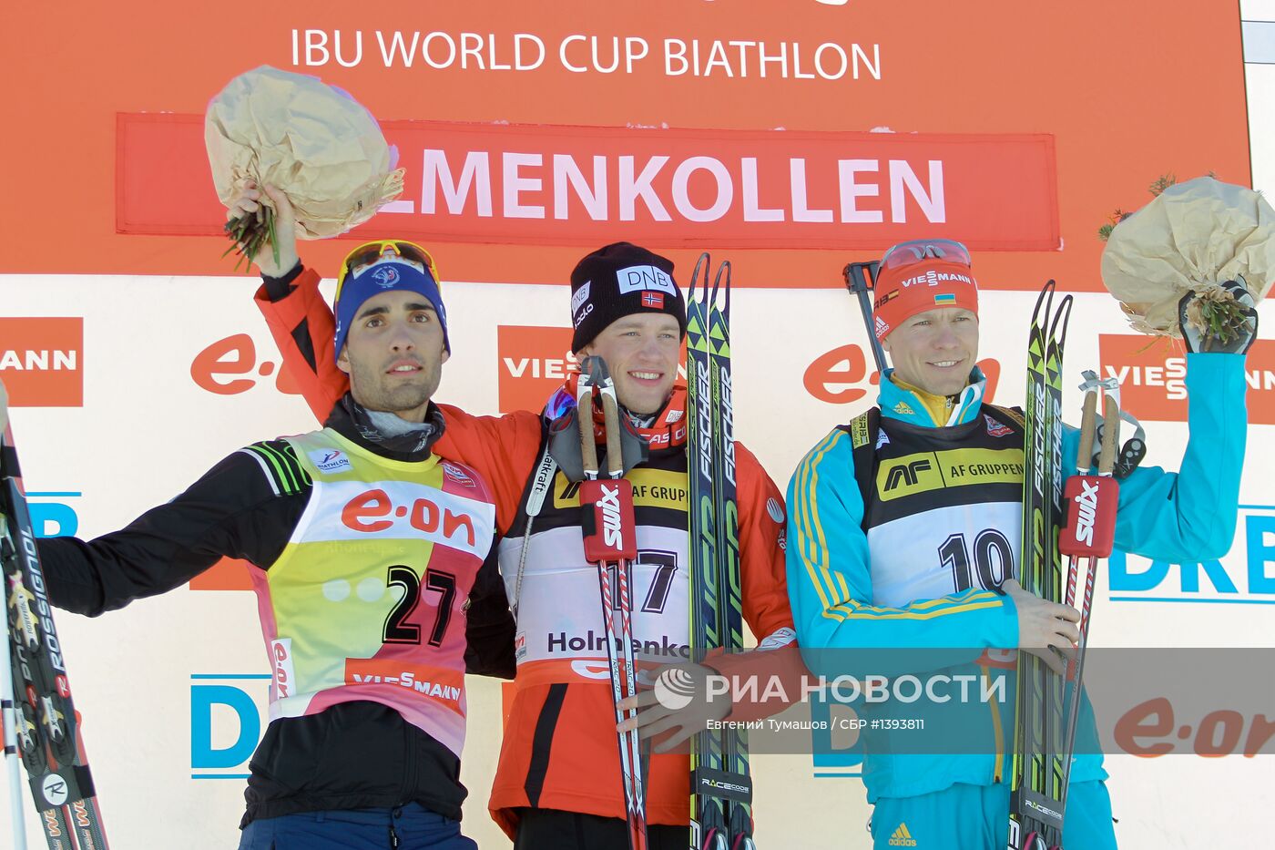 Биатлон. VII этап Кубка мира. Мужчины. Спринт