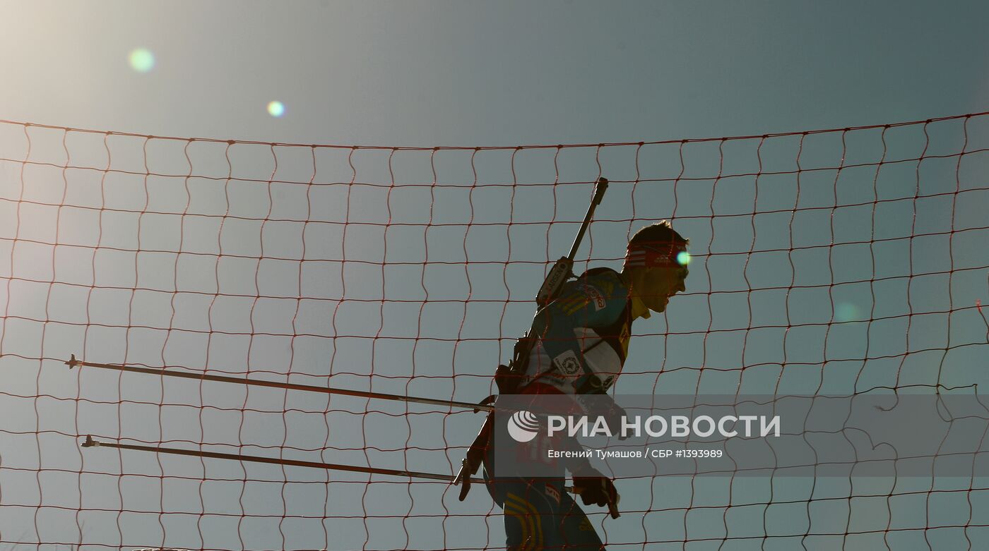 Биатлон. VII этап Кубка мира. Мужчины. Спринт