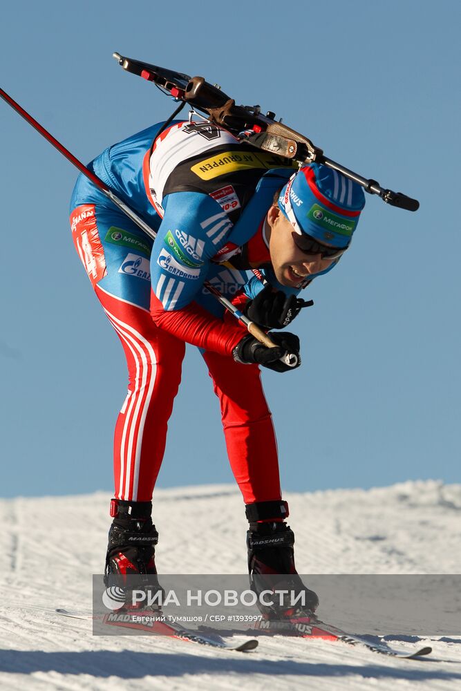 Биатлон. VII этап Кубка мира. Мужчины. Спринт