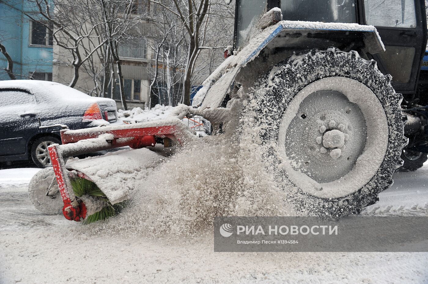 Снегопад в Москве