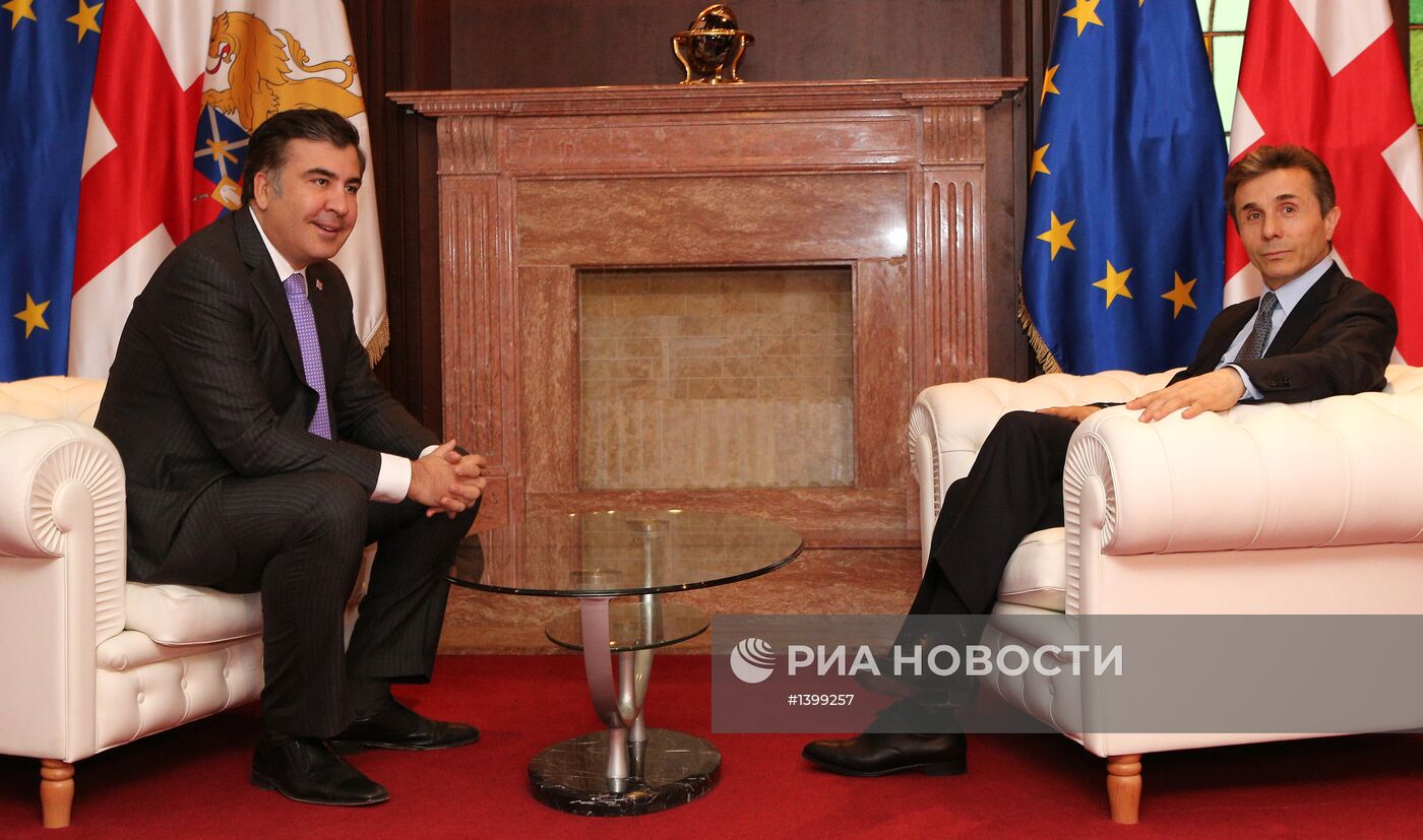 Встреча Михаила Саакашвили и Бидзины Иванишвили