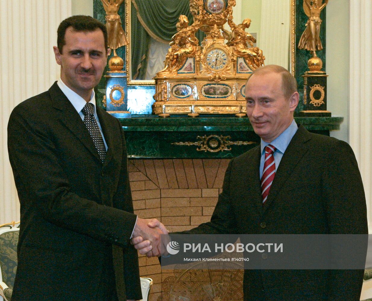 Владимир Путин, Башар Асад