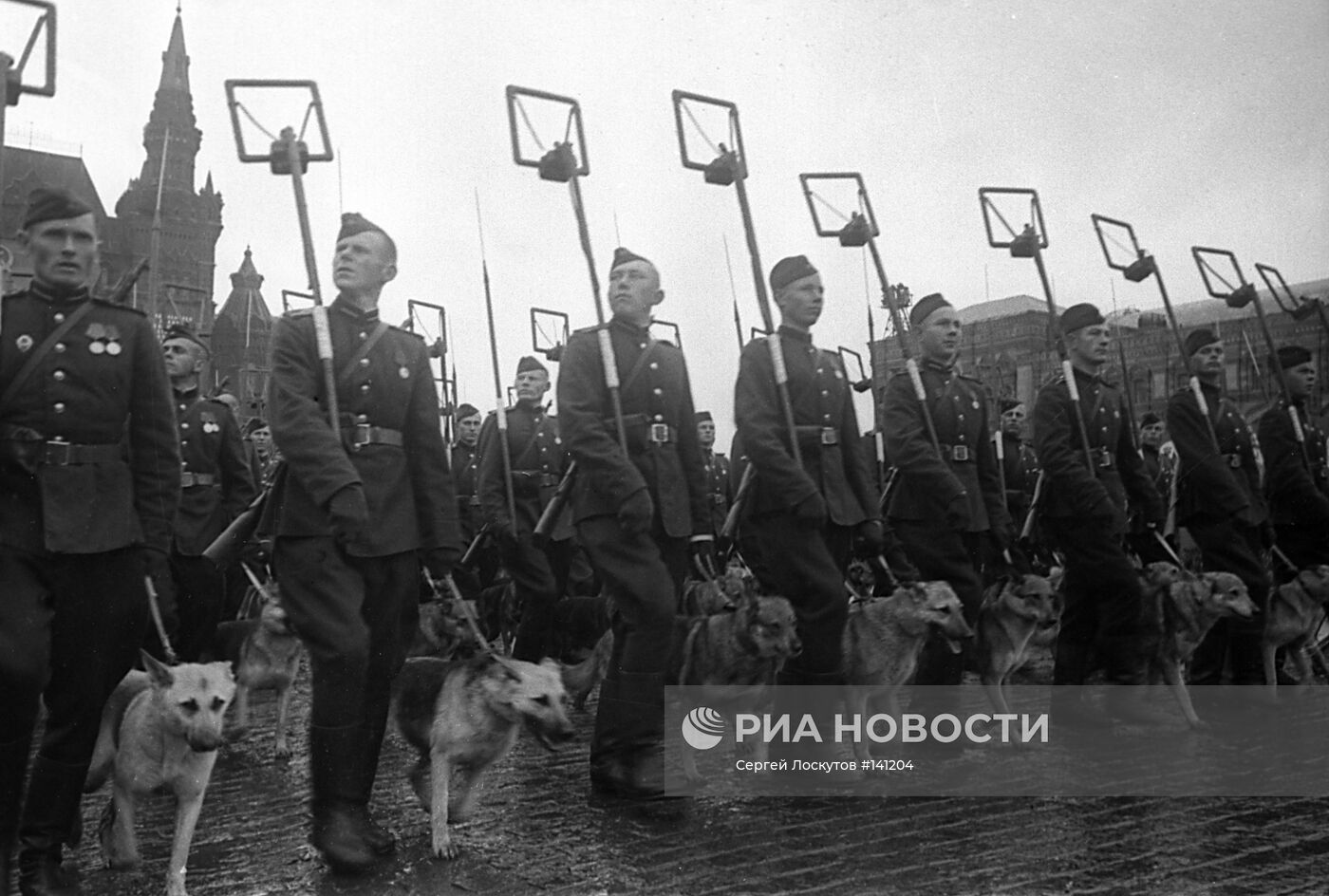 Парад Победы на Красной площади 24 июня 1945 г.