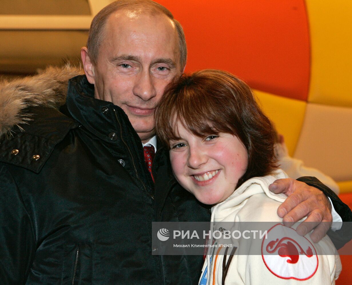 Владимир Путин и Ирина Слуцкая