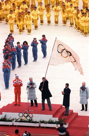 Открытие XIV зимних Олимпийских игр в Сараево