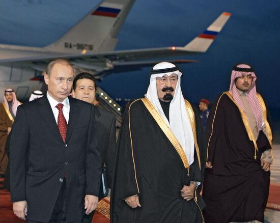 В.ПУТИН САУДОВСКАЯ АРАВИЯ