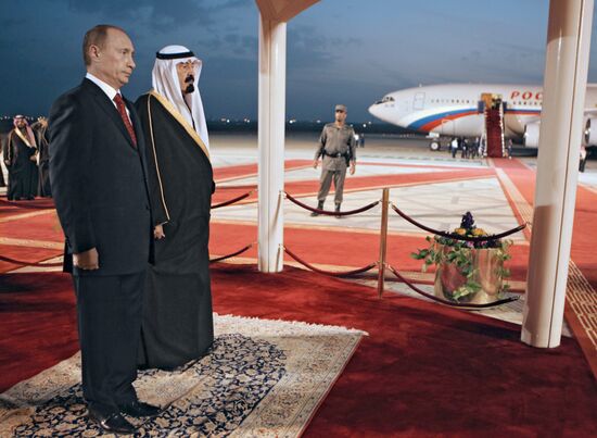 В.ПУТИН САУДОВСКАЯ АРАВИЯ