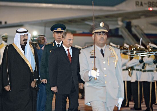 В.ПУТИН САУДОВСКАЯ АРАВИЯ