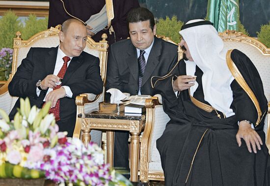 В.ПУТИН САУДОВСКАЯ АРАВИЯ