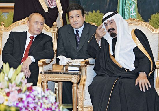 В.ПУТИН САУДОВСКАЯ АРАВИЯ