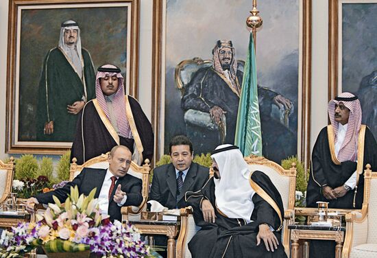 В.ПУТИН САУДОВСКАЯ АРАВИЯ