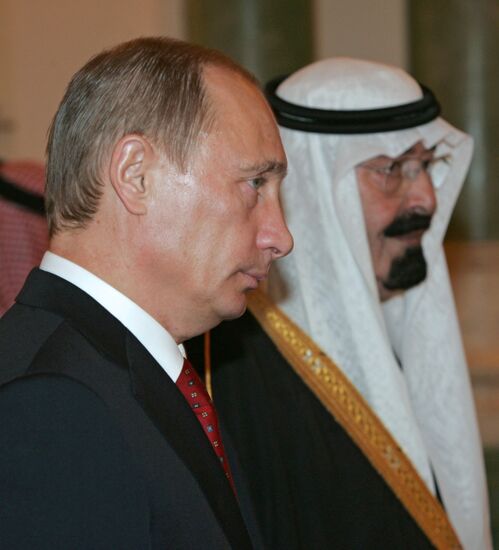 В.ПУТИН САУДОВСКАЯ АРАВИЯ