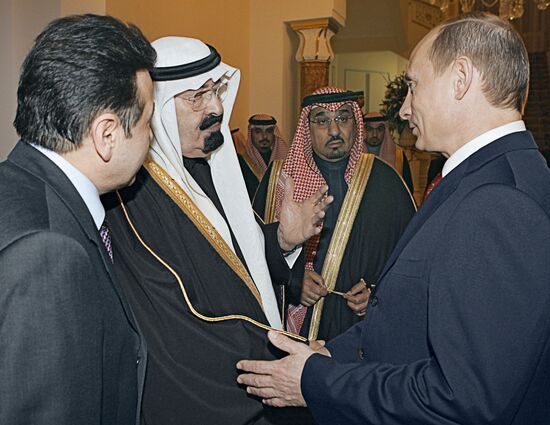 В.ПУТИН САУДОВСКАЯ АРАВИЯ