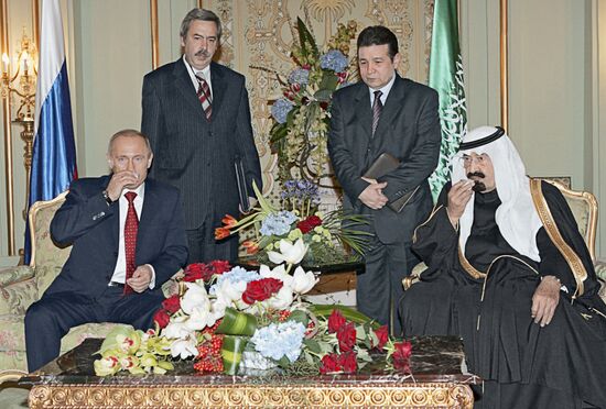 В.ПУТИН САУДОВСКАЯ АРАВИЯ