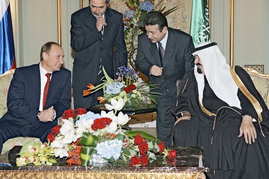 В.ПУТИН САУДОВСКАЯ АРАВИЯ