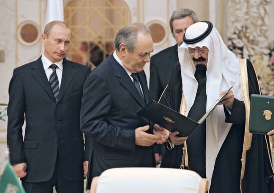 В.ПУТИН САУДОВСКАЯ АРАВИЯ