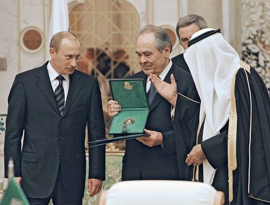 В.ПУТИН САУДОВСКАЯ АРАВИЯ