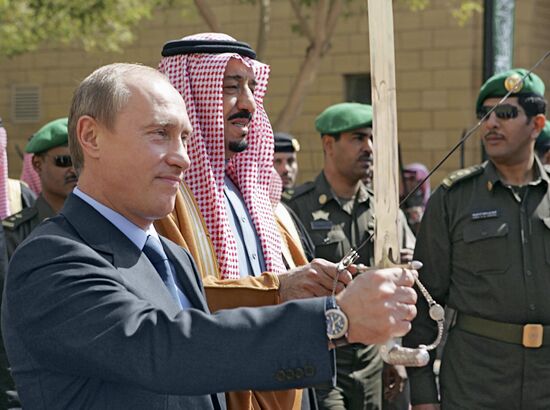 В.ПУТИН САУДОВСКАЯ АРАВИЯ