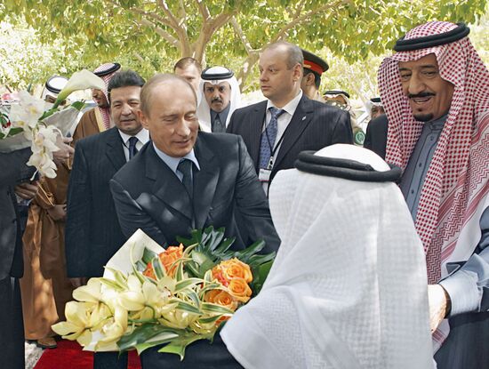 В.ПУТИН САУДОВСКАЯ АРАВИЯ