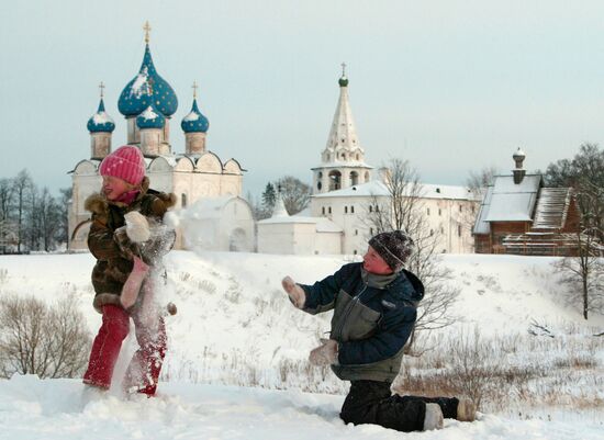 ЗИМА В СУЗДАЛЕ