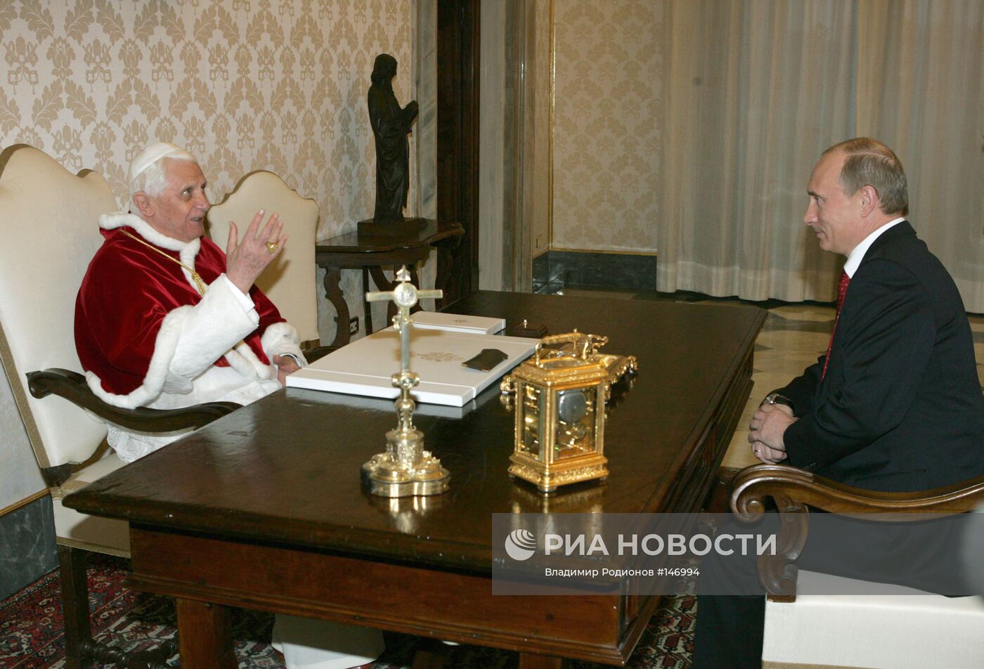 В.ПУТИН БЕНЕДИКТ XVI